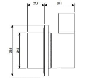 Однорычажный настенный смеситель для раковины COCOON Piet Boon ARCH-00095426 - Вид №9