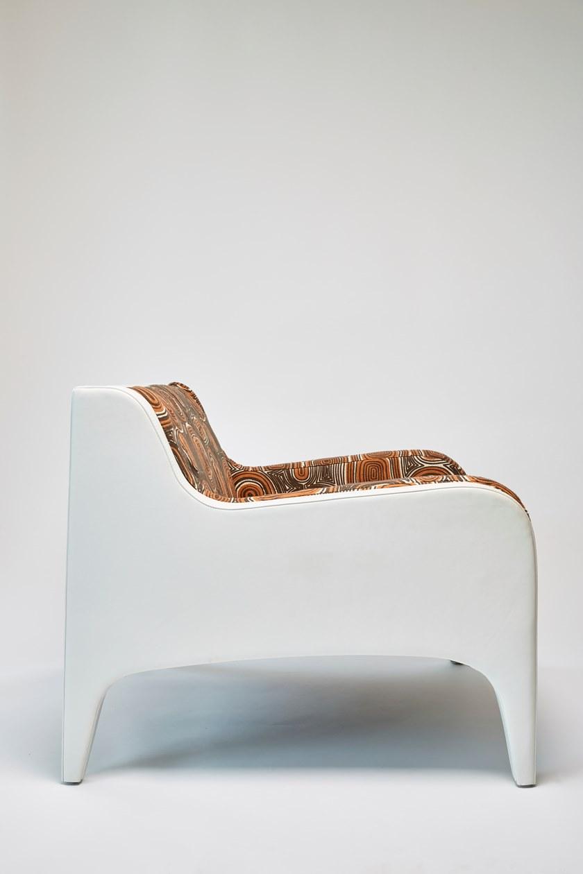 REDA AMALOU DESIGN Кресло из кожи и ткани sun-id-1399517 - Вид №12