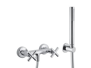 Набор для душа из хромированной латуни
