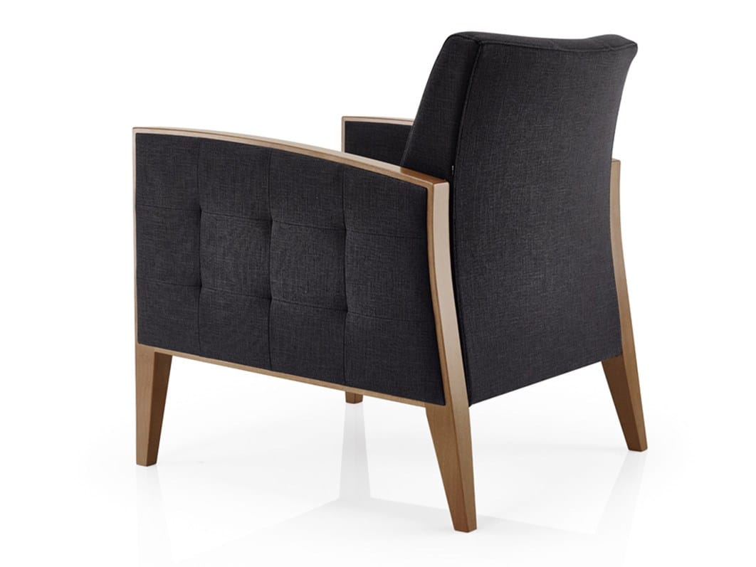 Тканевое кресло capitonné с подлокотниками More Contract Cassis ARCH-00050503 - Вид №1