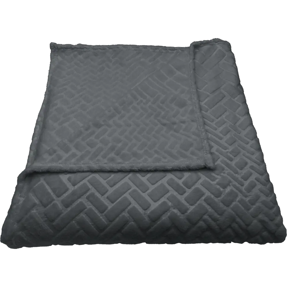 Плед Ardenza Arce 180х200 см фланель цвет темно-серый STLM-2200572 - Вид №2