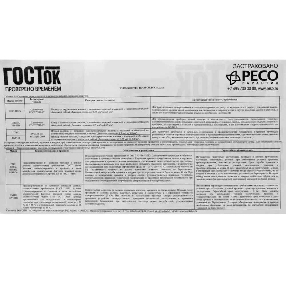 Камит ШВВПн 2x0.75 - гибкий провод для бытовой техники, 10 метров 18824745 STLM-1571198 - Вид №5