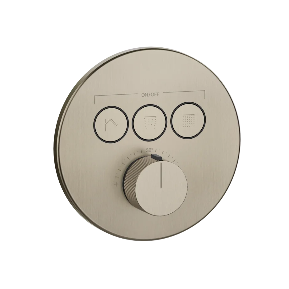 Смеситель для душа 38716 149 Gessi Hi-fi МАТОВЫЙ НИКЕЛЬ FINOX 38716149