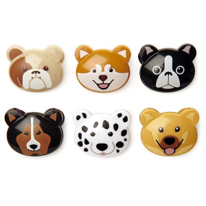 BC43-A Набор зажимов для пакетов doggie, 6 шт Kikkerland