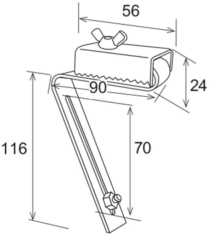 First Corporation Оцинкованный кронштейн для желоба из ПВХ First plast Et1000 - Вид №1