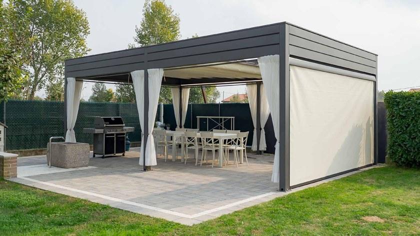 L'Officina by Adami Отдельностоящая пергола со сдвижной крышкой sun-id-1386551 - Вид №6