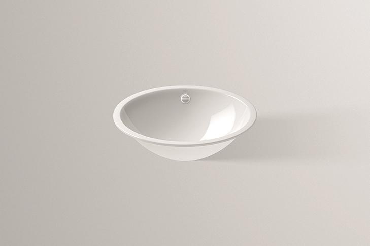 2101000000 Встраиваемая раковина, eb.o525, белая, proshield Alape серия O 