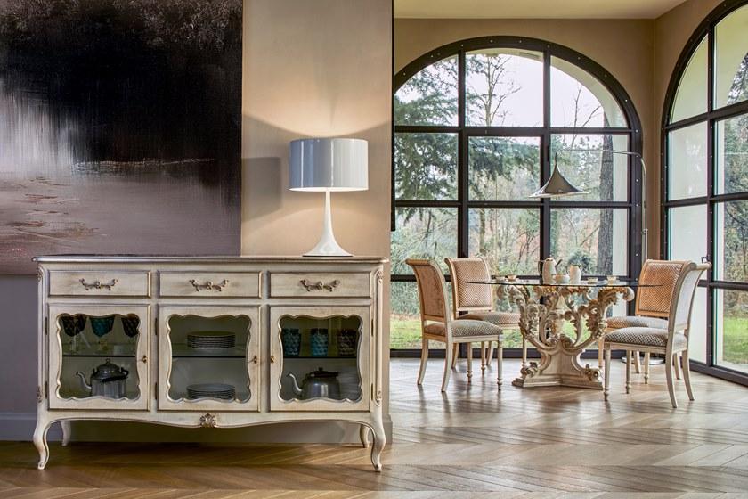 Grifoni Silvano Круглый стол из дерева и стекла sun-id-1457192 - Вид №1