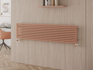 Стальной горизонтальный мебельный радиатор с эллиптическими трубчатыми элементами