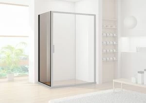 Боковая стенка Aquanet Pleasure AE60-F-80H200U-BT 80, прозрачное стекло