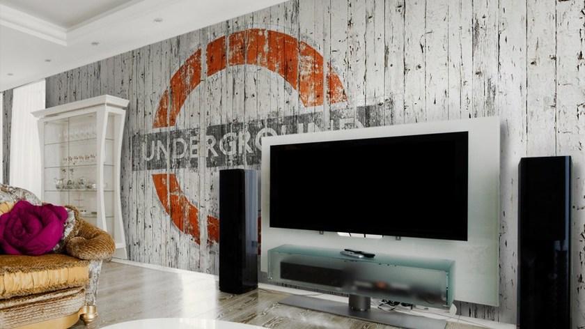 GLAMORA Виниловые обои под дерево Fancy sun-id-1449802 - Вид №3