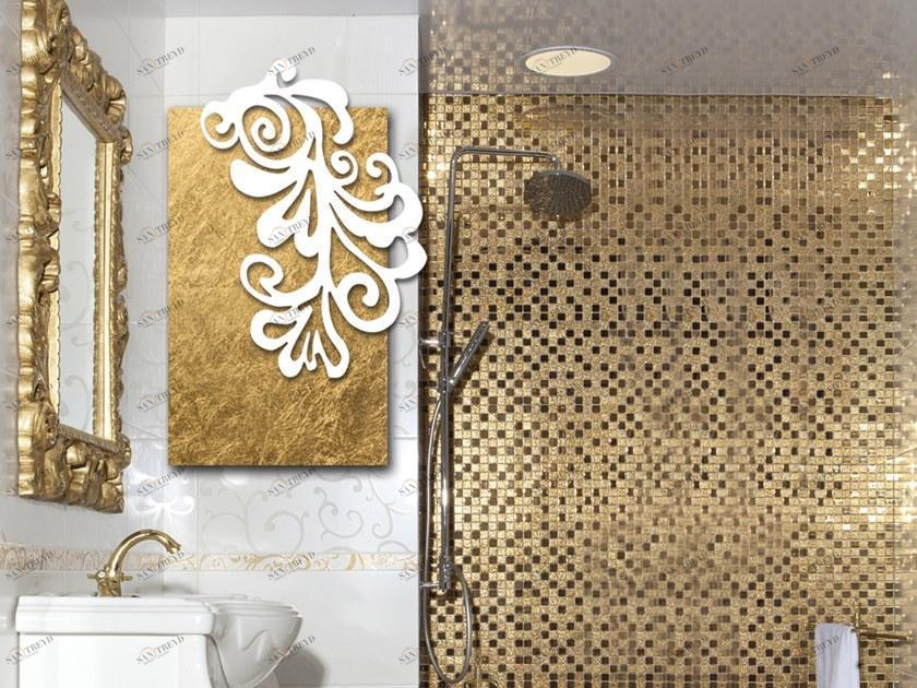 Termo Design Алюминиевый радиатор / декоративный радиатор Doppia piastra - foglia oro Dp 00507b