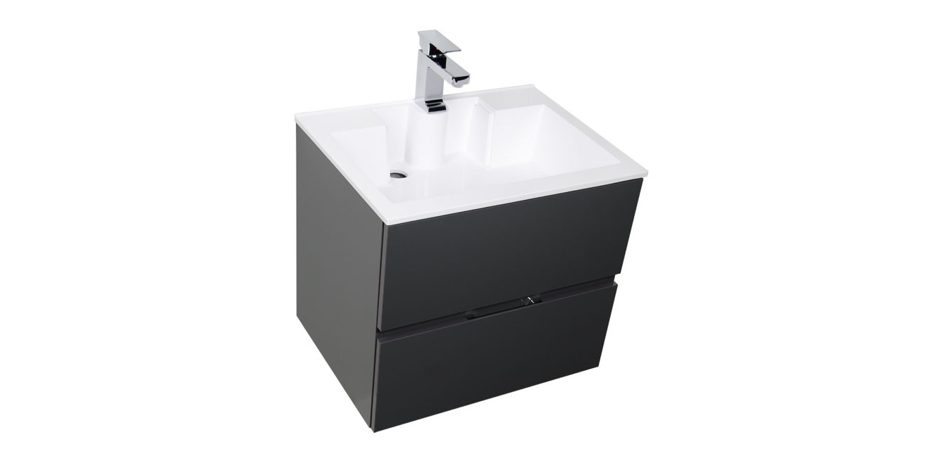 Комплект мебели Aquanet Алвита 60 серый антрацит 00184576 - Вид №4