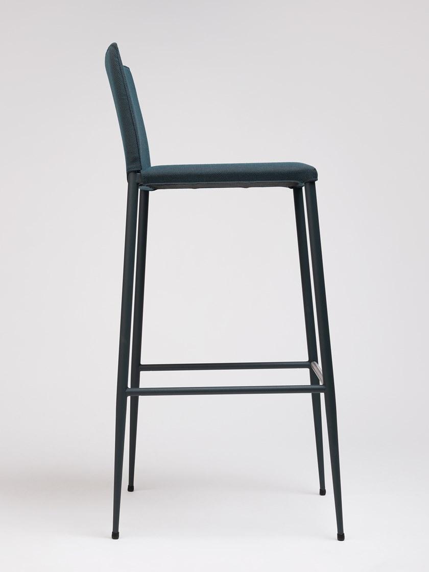 ONDARRETA Высокий табурет из ткани со спинкой Moka sun-id-1458072 - Вид №2