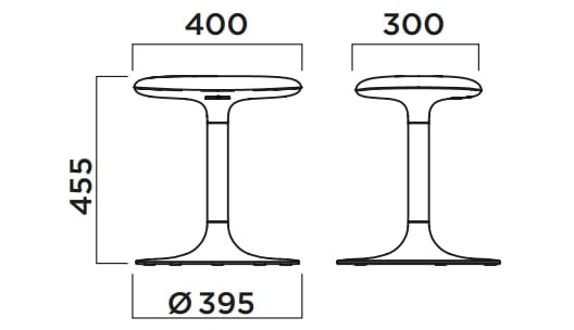 Низкий стальной стул с мягким сиденьем Infiniti Flink ARCH-00008568 - Вид №2
