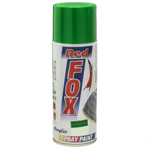 Краска аэрозольная Red Fox глянцевая цвет зелёная трава 400 мл