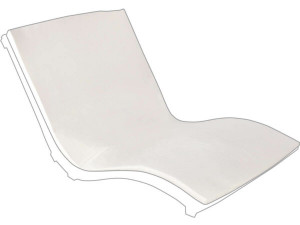 10.00.0537 Подушка для шезлонга двойной шезлонг Heaven Swing Outdoor sunbrella ecru Mbm