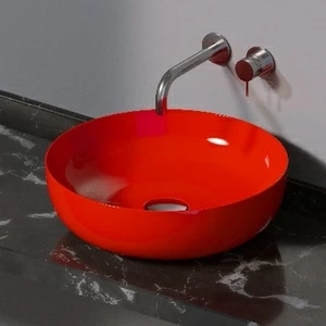 L615125 Накладная раковина на столешницу  круглая A. e T. Italia ELITE