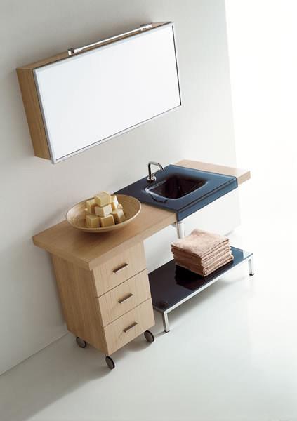 LASA IDEA Модульная тумба под умывальник из дуба Mariposa sun-id-1373907 - Вид №2