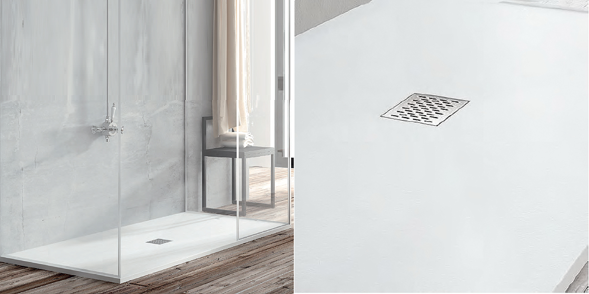 ДУШЕВОЙ ПОДДОН COLISEUM 140X100 СМ STONE NOX WHITE McBath COLISEUM100 - Вид №1