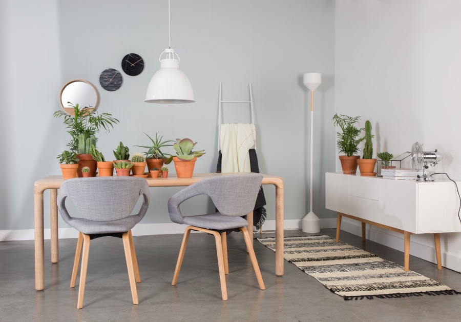 Кресло Flexback темно-серое с бежевым основанием Zuiver 1200096 - Вид №4