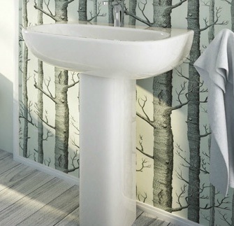 20256 Подвесная раковина настенная овальная Ceramica Hidra MY new! белая - Вид №1