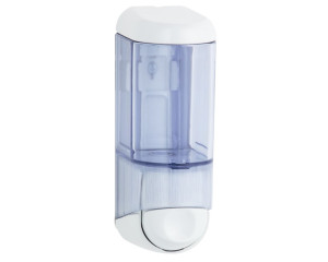 D4P Дозатор жидкого мыла MINI, емкость 170 мл, пластик, прозрачный Merida