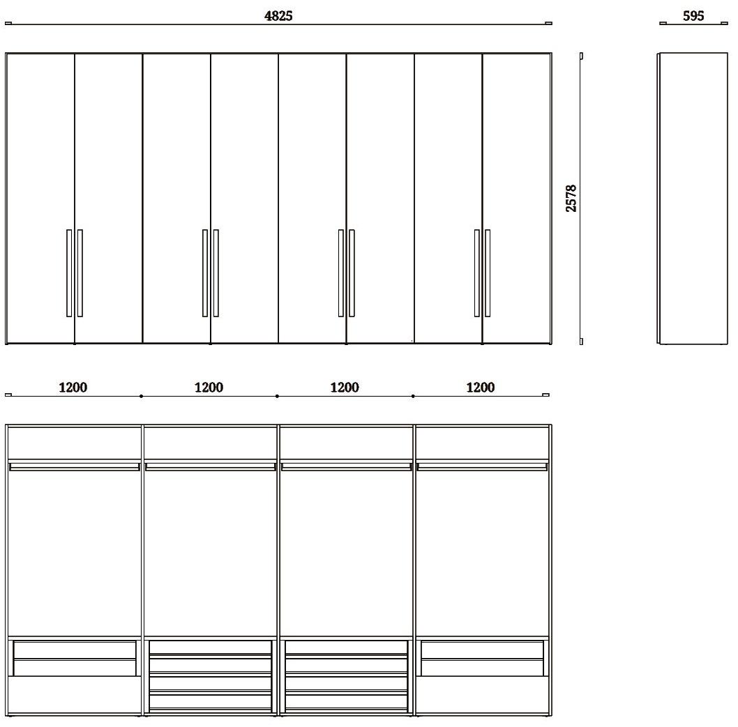 Febal Casa Шкаф меламиновый Barret sun-id-1359575 - Вид №5