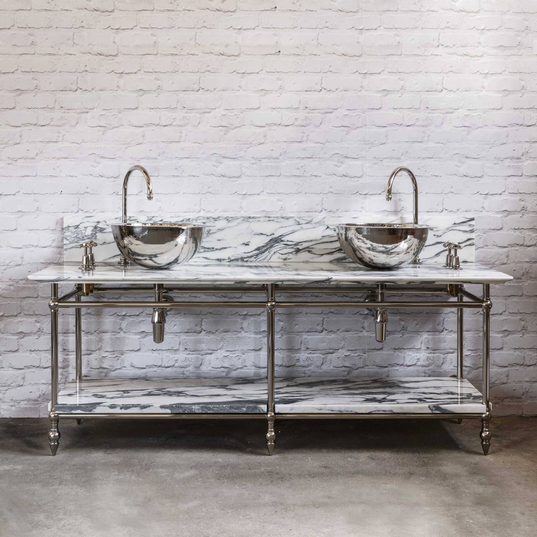 Marble & Stone Washstands Раковина The Manhattan Double Catchpoleandrye  - Вид №4