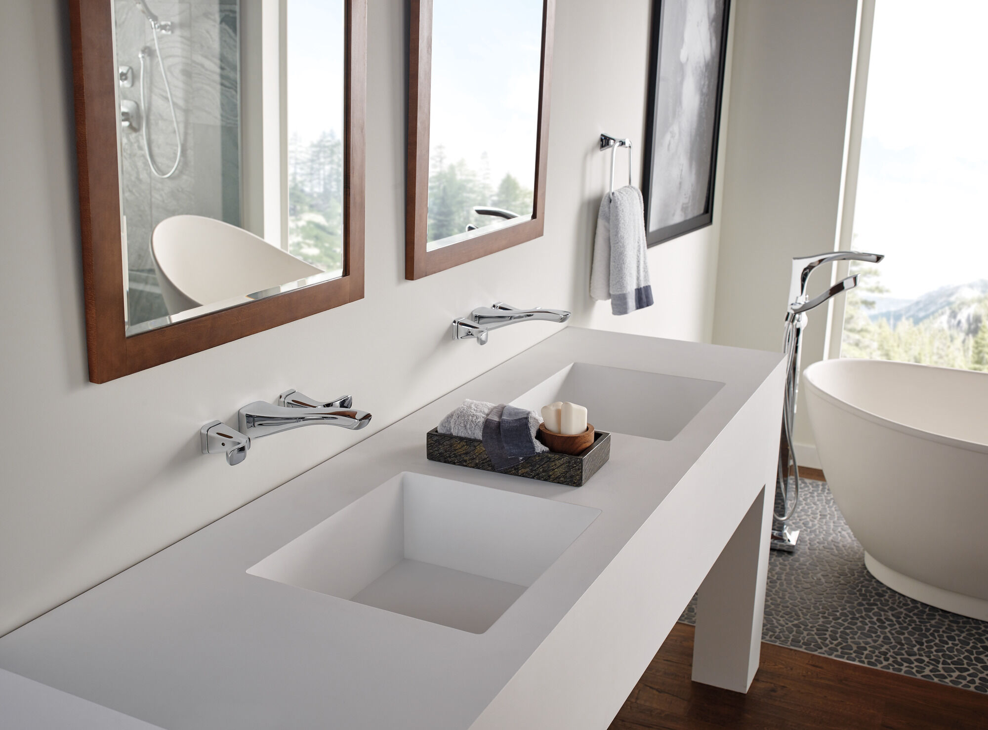 75246-PN Кольцо для полотенца Delta Faucet Tesla Полированный никель - Вид №4