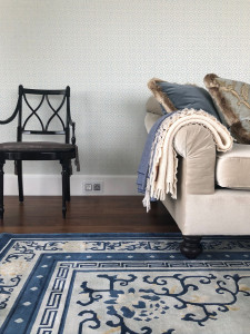 Прямоугольный ковер ручной работы