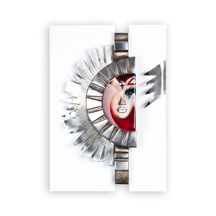 68076 Панно "Медея II", красное, 400/570 мм Maleras 