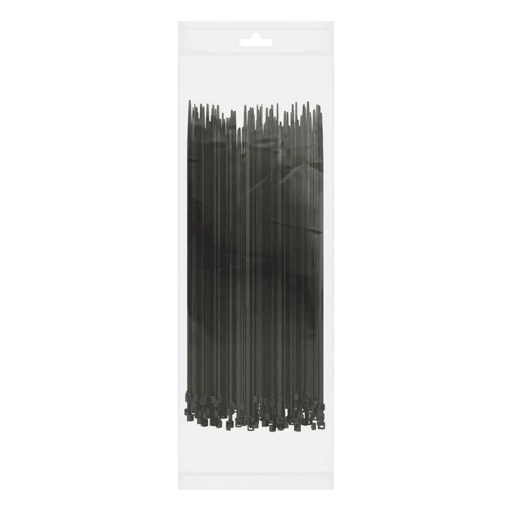 Крепежный хомут 2.5x200 мм нейлон цвет черный 25 шт Santreyd STLM-2067661