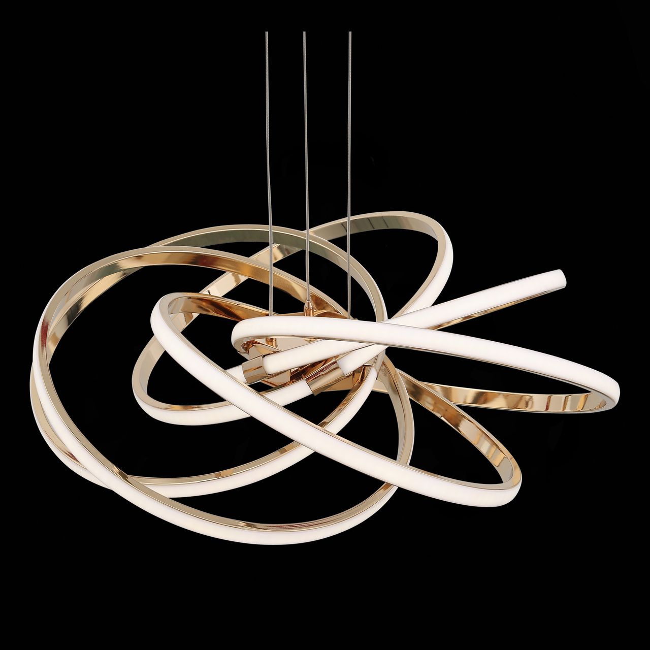Подвесной светодиодный светильник ST Luce Canento SL957.202.06 ST LUCE ДИЗАЙНЕРСКИЕ, CANENTO 102628 Золотой  - Вид №2