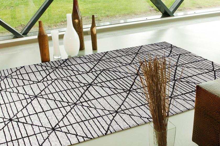 De Dimora Прямоугольный шерстяной коврик с геометрическими мотивами Timeless sun-id-1365149 - Вид №1