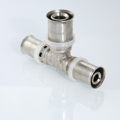 VTm.231.N.321632 Пресс-фитинг – тройник Valtec 32 х 16 х 32 мм  - Вид №5