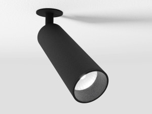 Круглый поворотный алюминиевый прожектор с утопленной розеткой