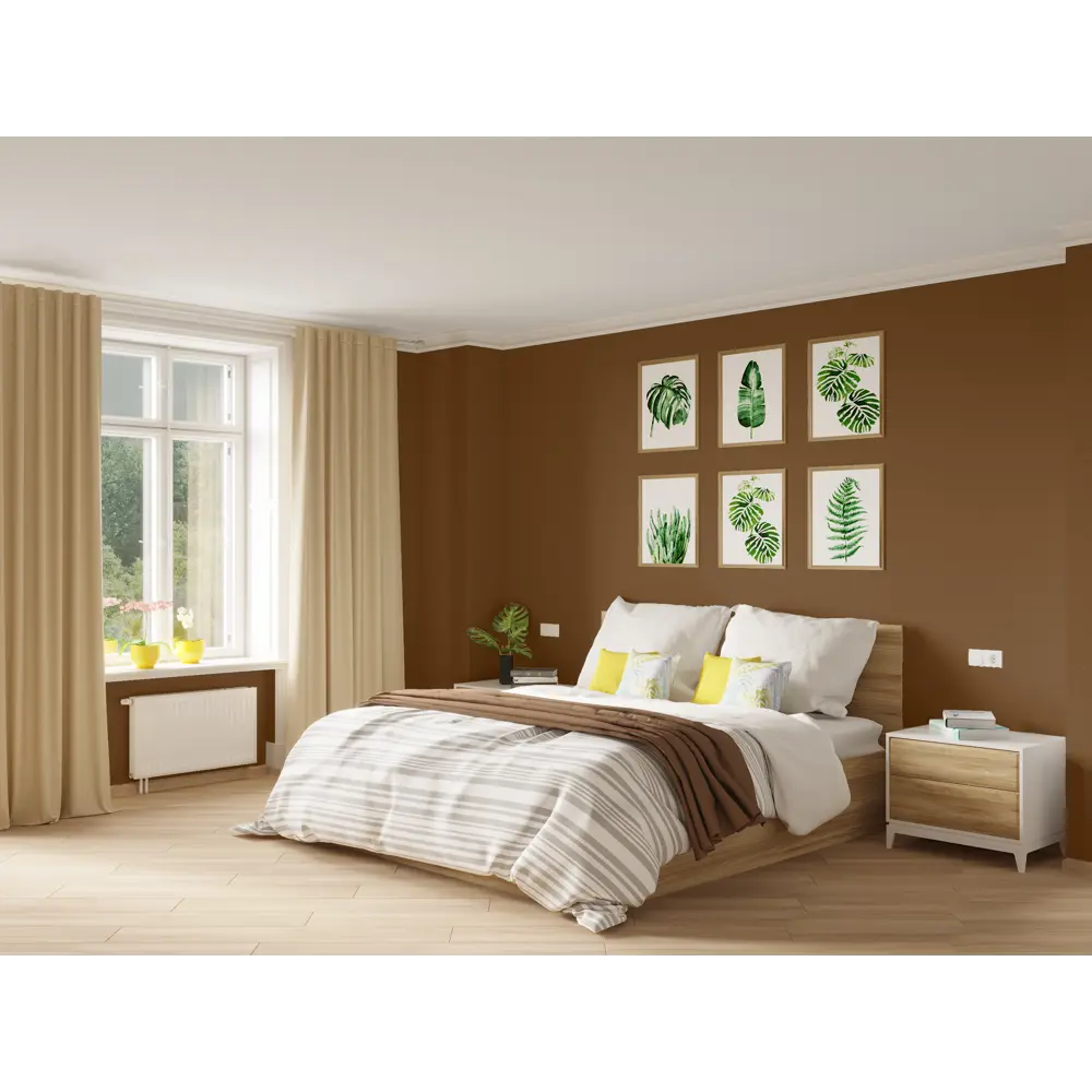 Краска для стен и потолков Trend Farbe цвет Тоффи 2.5 л Dufa STLM-2064614 - Вид №4