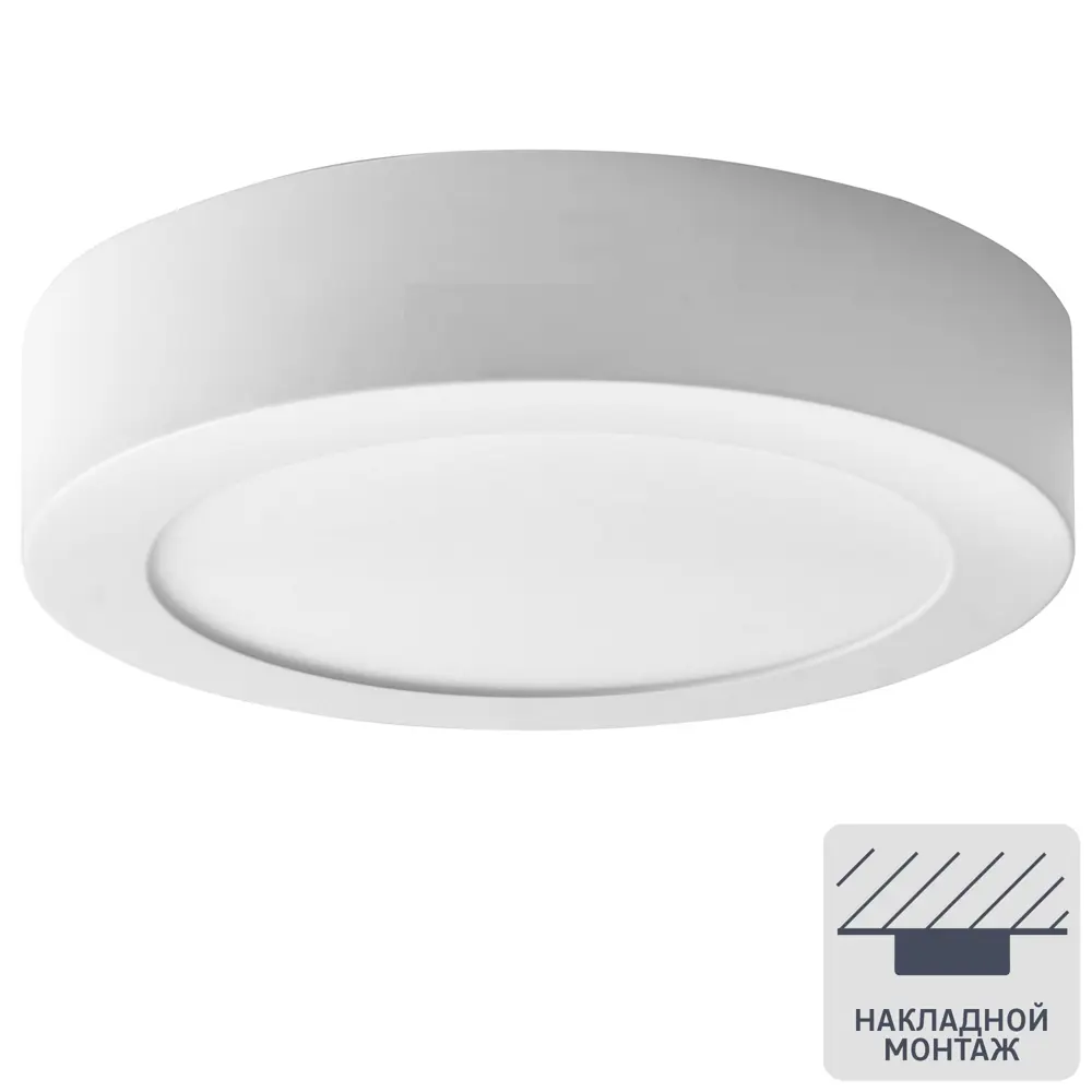 Светильник точечный светодиодный накладной CL01-18-4K-R, 8 м², нейтральный белый свет, цвет белый 88110365 STLM-2151723 RITTER 
