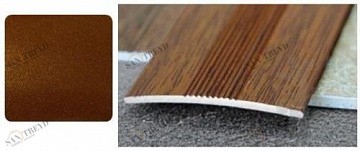 Профиль стыкоперекрывающий ПС 03.900.04 бронза ЛУКА 2541235