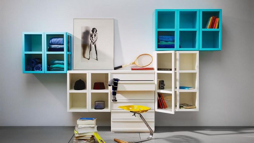 IFT Лакированный подвесной модульный книжный шкаф Book sun-id-1423648 - Вид №4