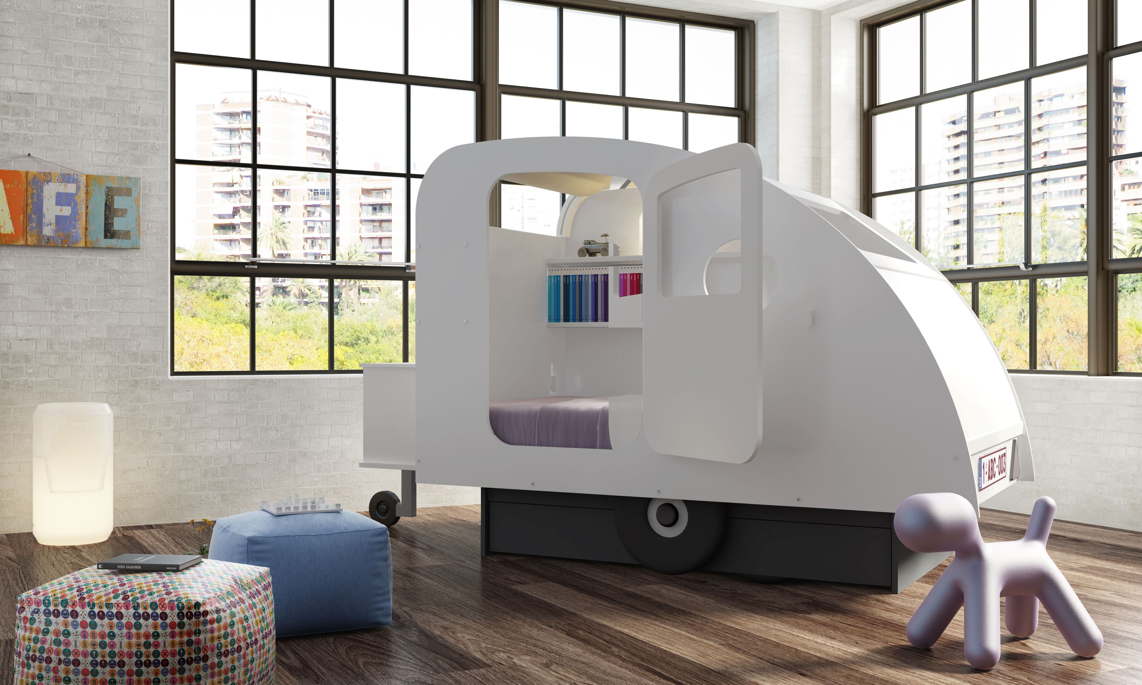 Односпальная кровать из МДФ Mathy by Bols CARAVANE ARCH-00065216 - Вид №19