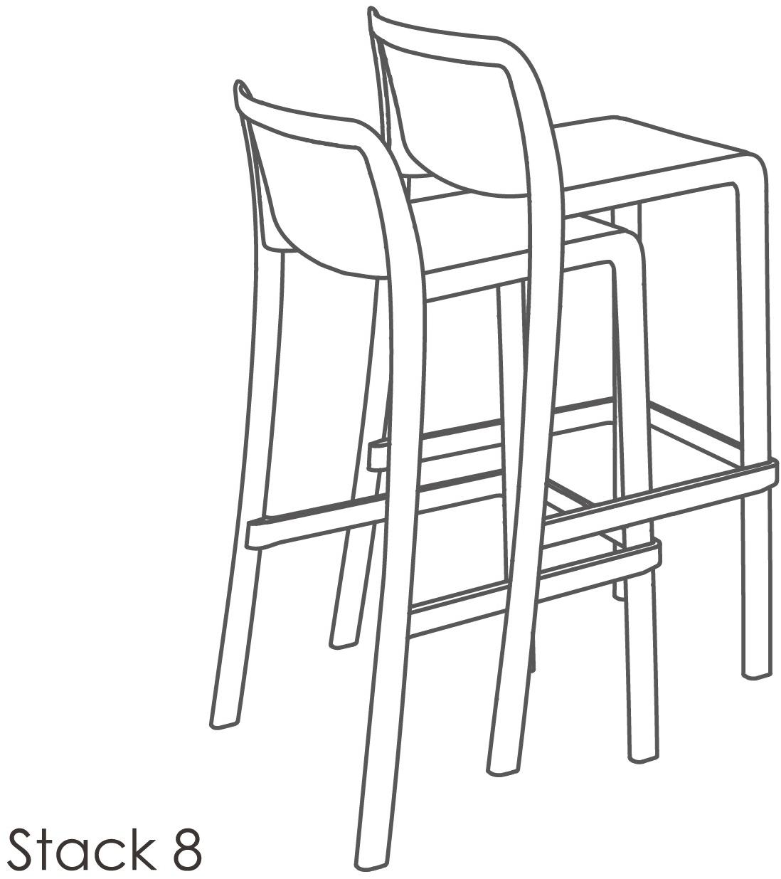 Ezpeleta Табурет из полипропилена с подставкой для ног  Mt-att00/mt-att01  - Вид №17