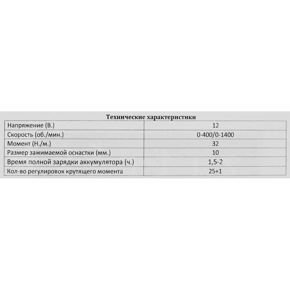 Дрель-шуруповерт аккумуляторная Zitrek Crusher 12-Li, 12 В Li-ion 2x1.5 Ач STLM-2050519 - Вид №7