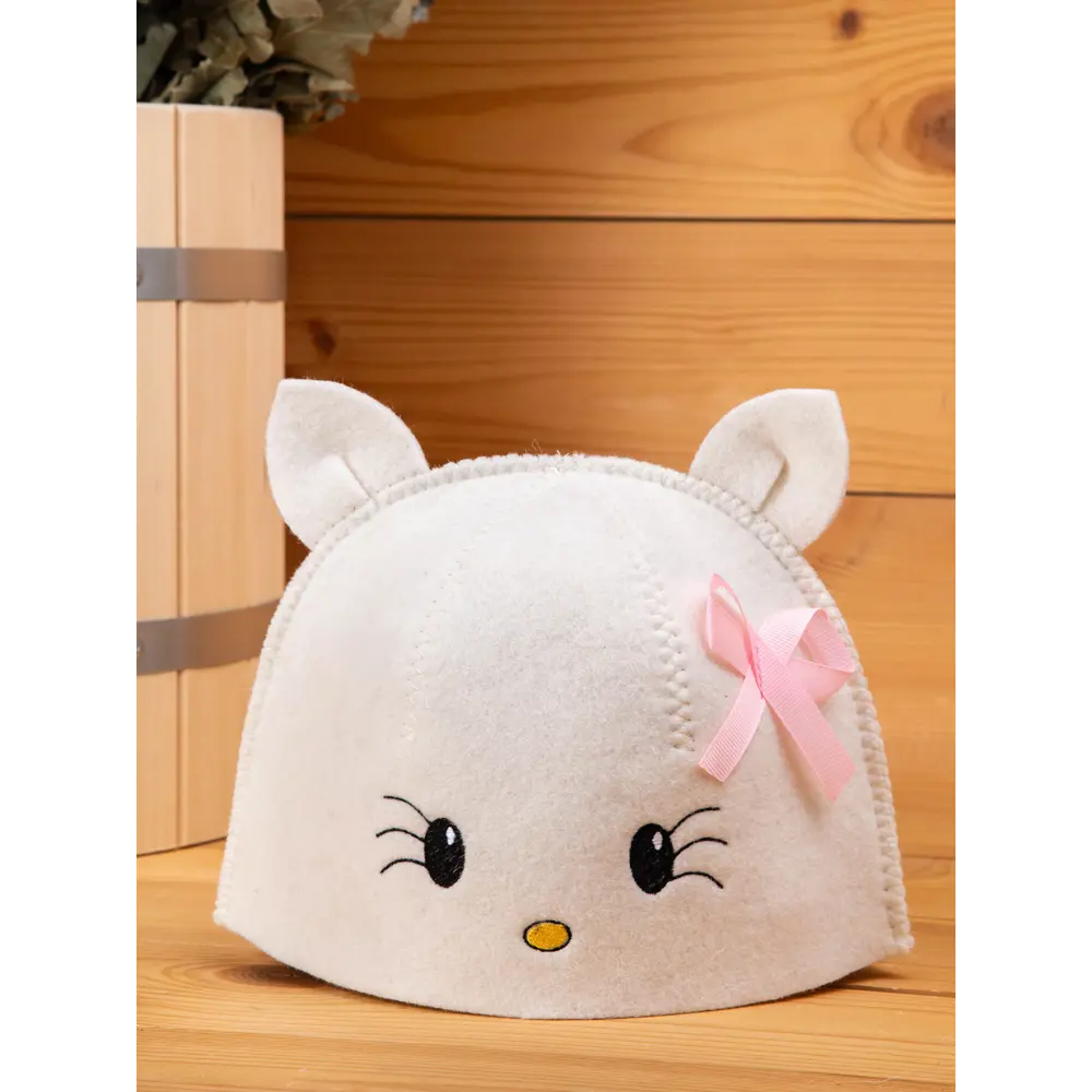 Шапка для бани Невский Банщик Китти детская фетр STLM-2100081 - Вид №2