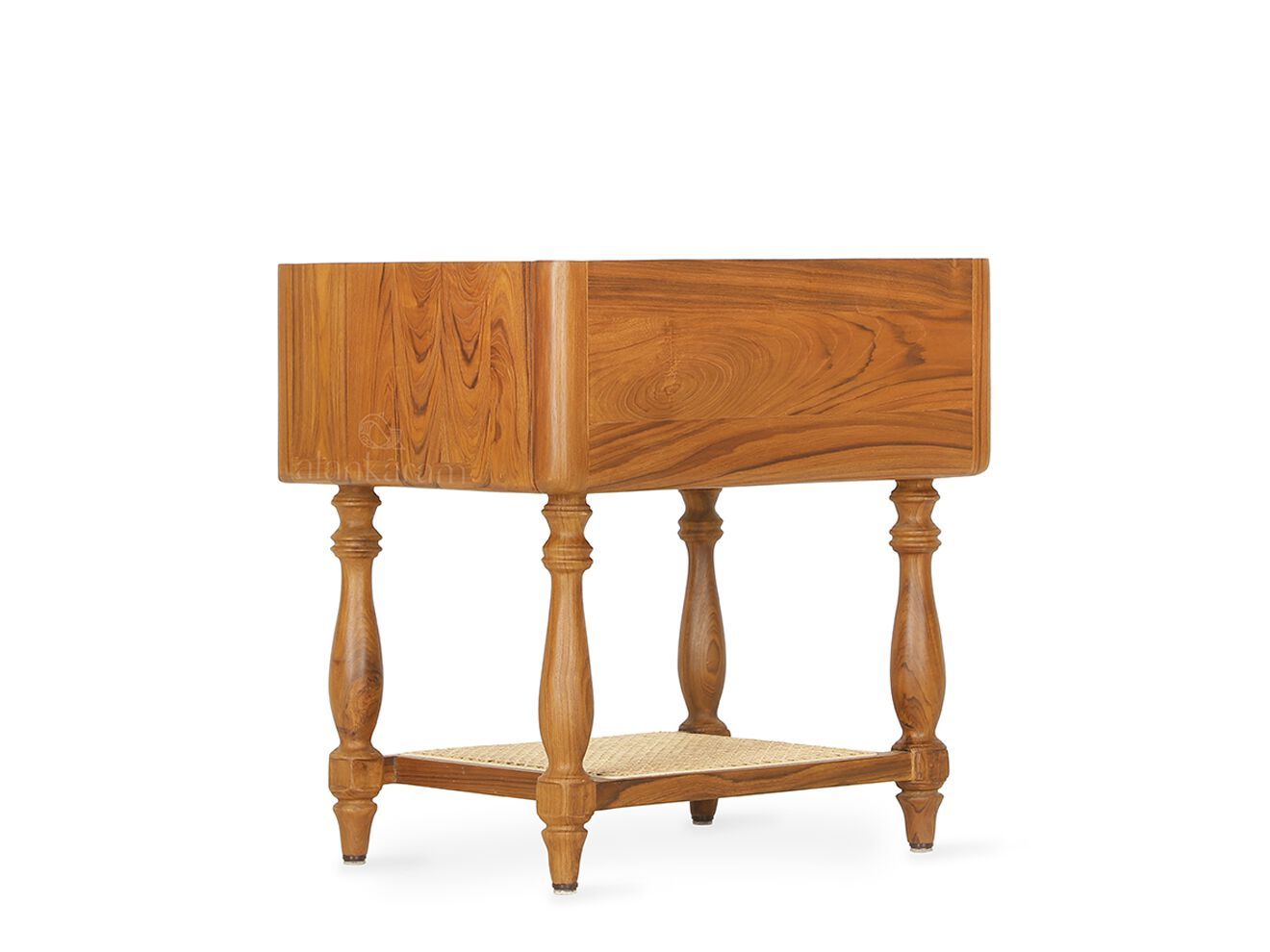 Тумбочка из тикового дерева с ящиком Alankaram RAFU ARCH-00069003