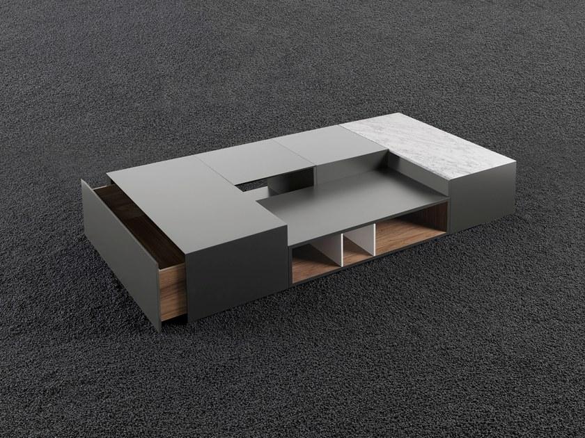 Kendo Mobiliario Лакированный прямоугольный журнальный столик из мдф sun-id-1371151 - Вид №3