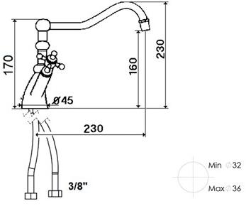 rvb Кухонный смеситель на одно отверстие 1920-1921 1921.--.22 - Вид №1
