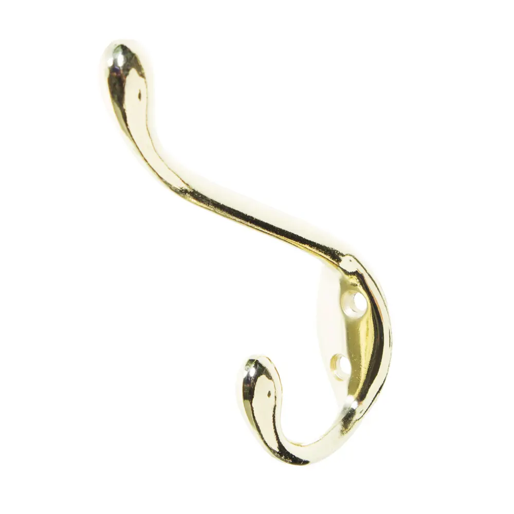 Крючок для пальто и шапки Jumbo, металл, цвет латунь LAMPLANDIA STLM-2193882