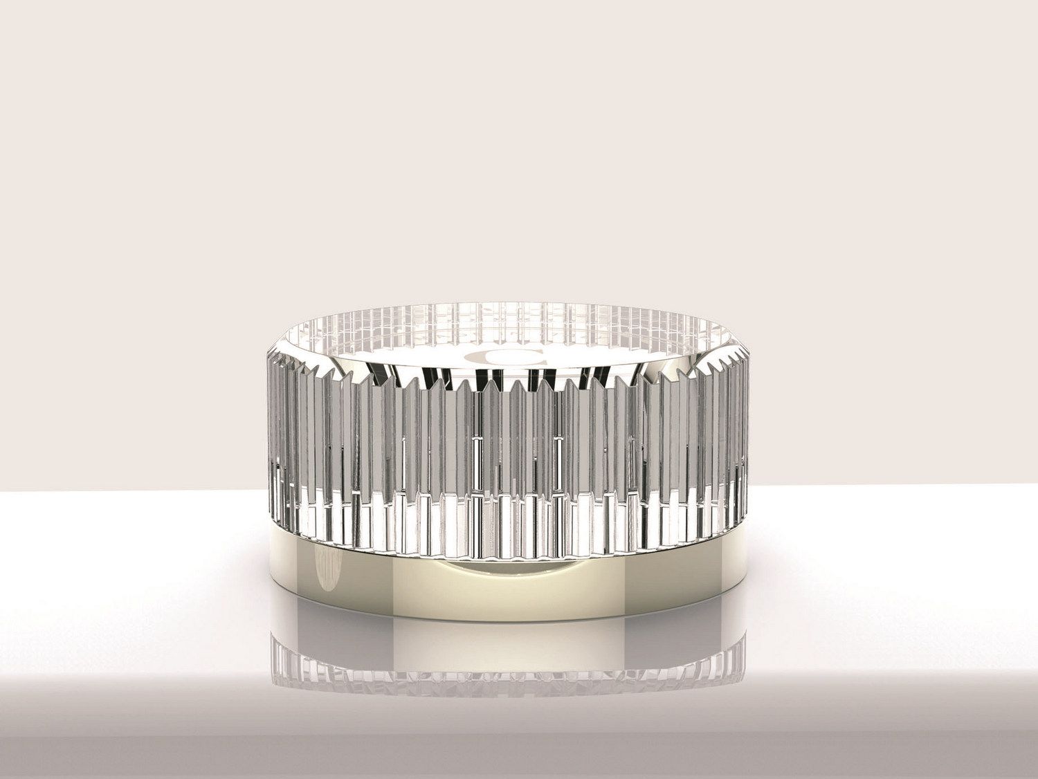 Умывальник с 3 отверстиями и ручками из шлифованного хрусталя Fantini Rubinetti Венеция ARCH-00137452 - Вид №7